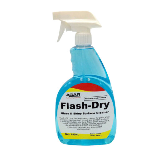 Agar Flash Dry Glass and Shiny Surface Cleaner, 750 mL